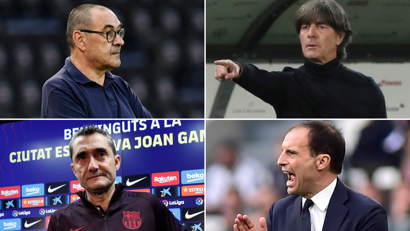 Sarri, Low, Velverde, Allegri @Reuters