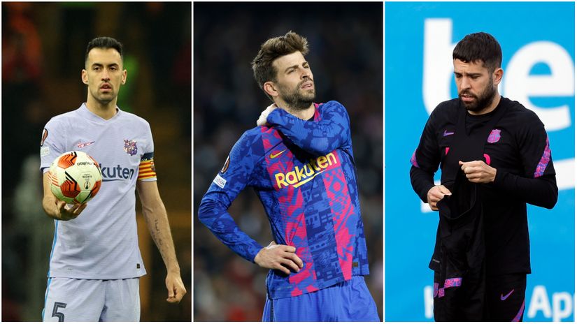 Busquets, Pique, Alba @REUTERS